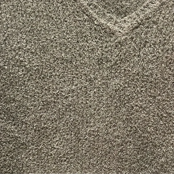 TALBOTS Chunky Knit V-Neck Chenille Sweater - Picture 2 of 5